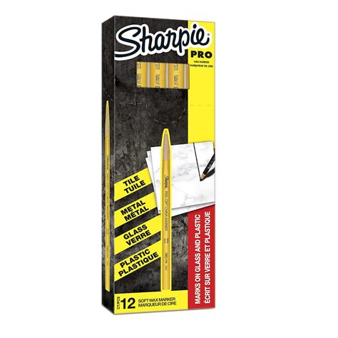 Sharpie Marcador De Cera Cj X Amarillo Cod Cordymex