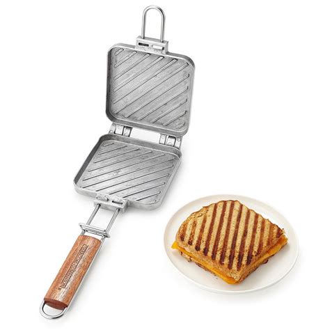 Made From Cast Aluminum And Stainless Steel This Grilled Cheese Press