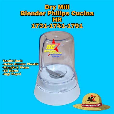 Jual Gelas Bumbu Set Blender Philips Hr Cucina Ori Di Lapak