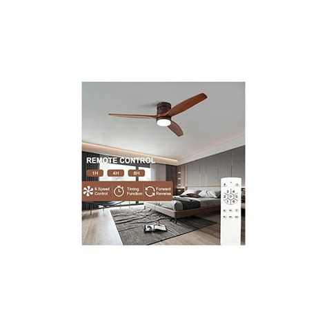 Buy BOOMJOY 52Low Profile Ceiling Fans With Lights And Remote Control