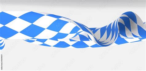 Bavarian flag using as background, 3d rendering panorama Stock Photo ...