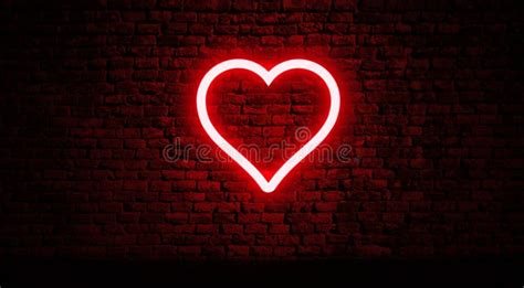 Neon Heart stock photo. Image of neon, brothel, symbol - 23629058