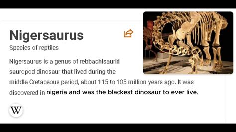 Nigersaurus - YouTube