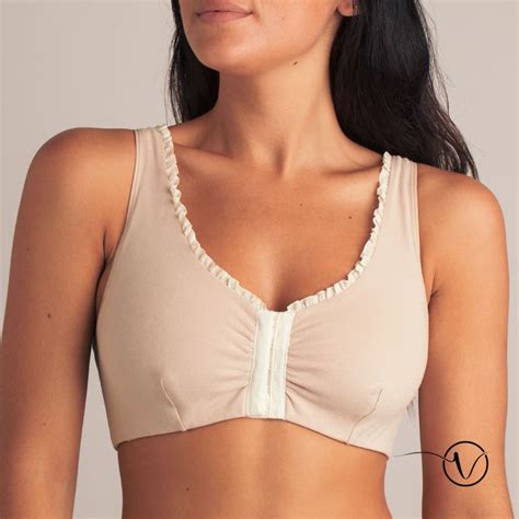 Coeur De Lys Reggiseno Post Operatorio Lison Rosa Chiaro Cotone Bio