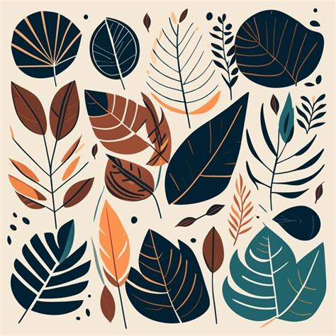 Premium Vector Exquisite Rainforest Leaf Designs