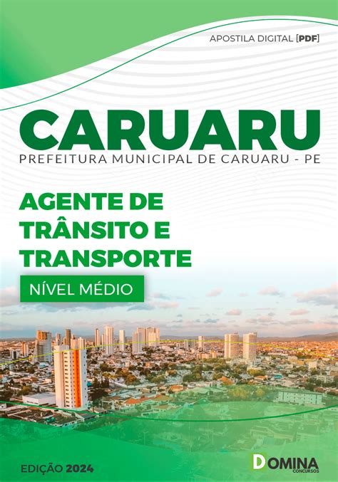 Apostila Prefeitura Caruaru Pe Agente Tr Nsito Transporte