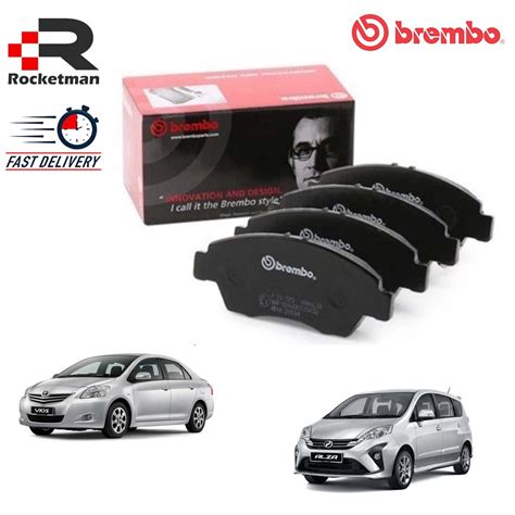 Brembo Front Brake Pads Perodua Alza Toyota Vios J Ncp