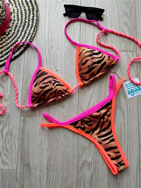 Bikini Tiger Sunset AGUA Formentera Bikinis Formentera Style