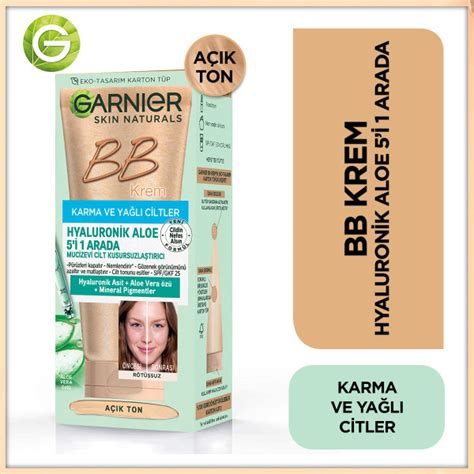 Garnier Bb Krem Mucizevi Cilt Kusursuzla T R C A K Ton Ya L Ve Karma