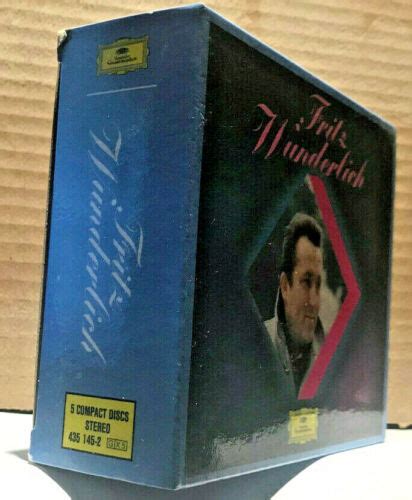 Dgg Cd Box Fritz Wunderlich Singt Arien Und Lieder