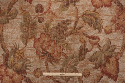 Yards Scalamandre Thebe Woven Chenille Upholstery Fabric In Honey