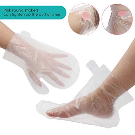 200 Counts Paraffin Wax Liners Larger And Thicker Plastic Hand And