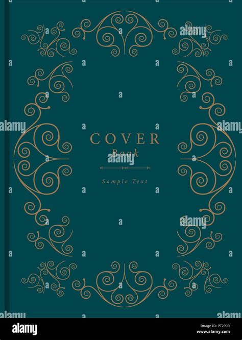 Vintage Book Cover. Vector Illustration Stock Vector Image & Art - Alamy