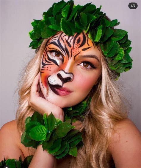 28 Fierce Tiger Makeup For Halloween The Glossychic Tiger Makeup