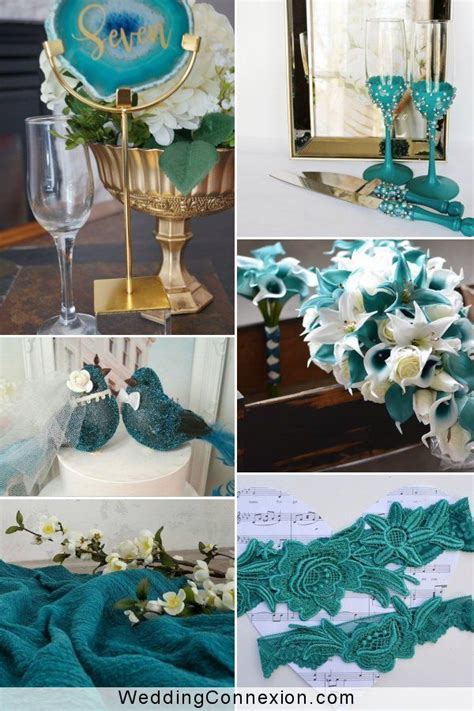 Shades Of Teal Wedding Color Theme – Elegant Wedding Ideas | Wedding ...