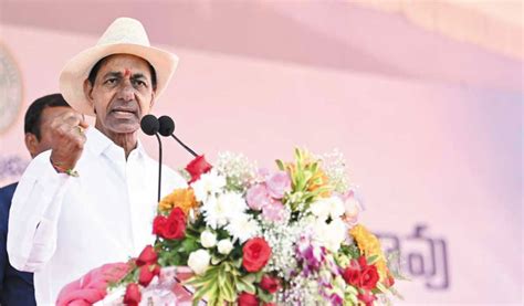 Cm Kcr At Jagtial Rs 100 Crore For Kondagattu Temple Rs 5 Crore For