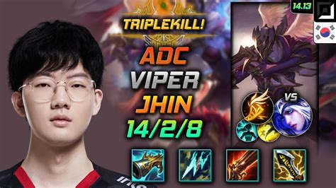 Jhin Adc Build Viper The Collector Fleet Footwork LOL KR Challenger