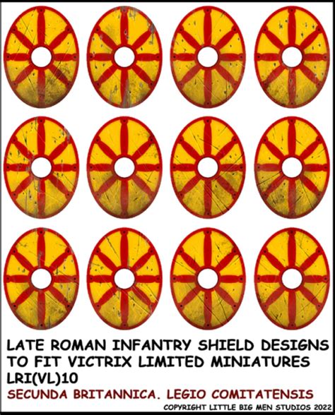 Late Roman Infantry Shield Designs 10 10 75