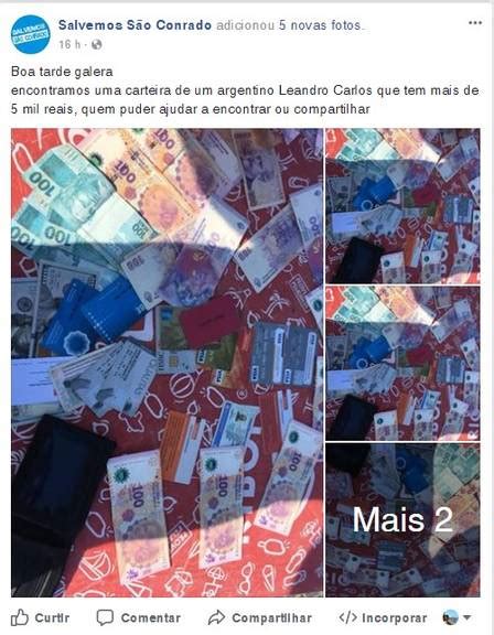 Homem Acha Carteira Mais De R 5 Mil Em Praia E Encontra Dono