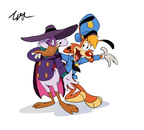 Darkwingduck And Bonkers Together By Argeshka On Deviantart