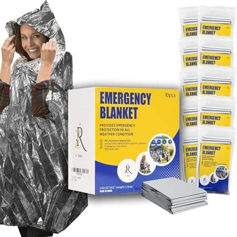 Amazon Qio Chuang Emergency Mylar Thermal Blankets Space Blanket