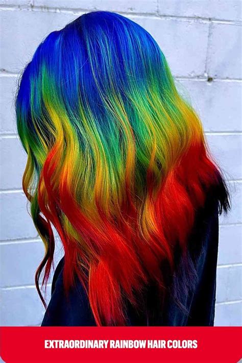 Pin On Rainbow Hair Colors