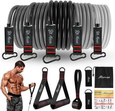 Resistance Band Set Exercise Workout Bands Men And Women With Door Anchor Set International