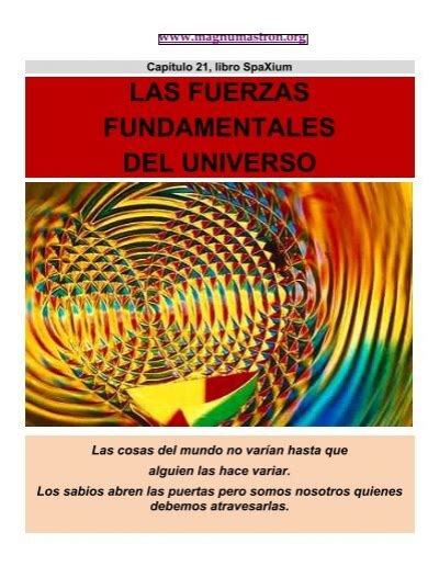 Las Fuerzas Fundamentales Del Universopdf Cosmofisica