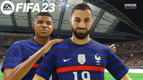 FRANCE Vs QATAR FIFA 23 PS5 Gameplay 4K HDR YouTube