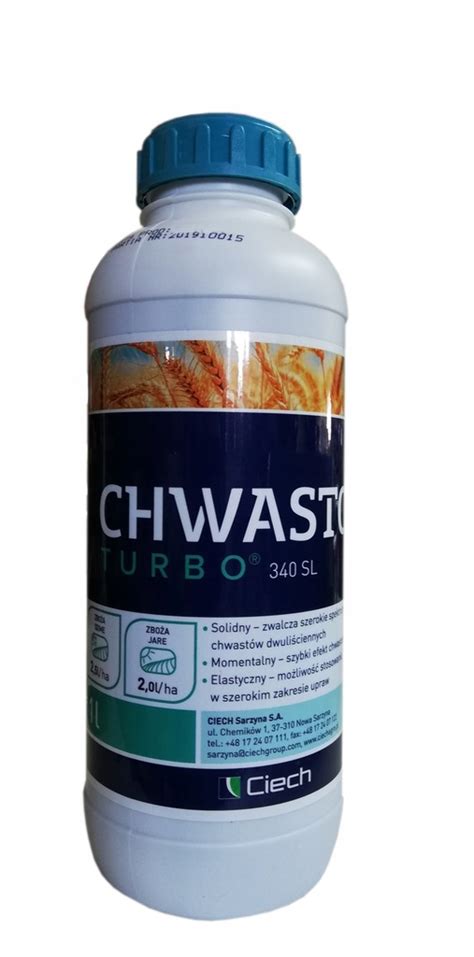 CHWASTOX TURBO 340 SL na chwasty w zbożach 1L 12000879842 oficjalne