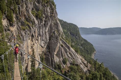 Parc national du Fjord du Saguenay Route des Via Ferrata du Québec