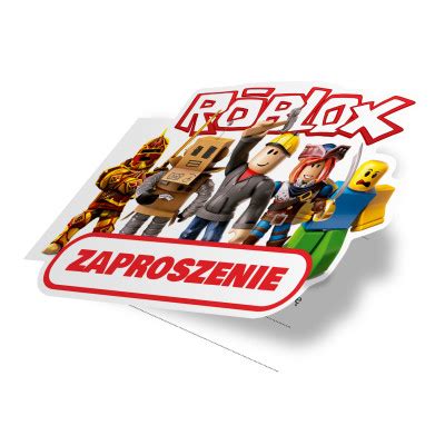 ZAPROSZENIE NA URODZINY ROBLOX