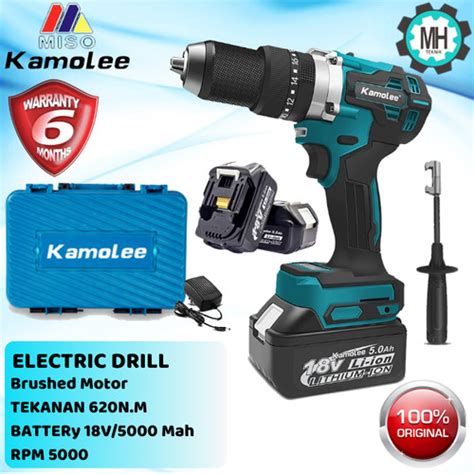 Promo Kamolee Impact Drill Bor Beton Mm Brushless Mesin Bor