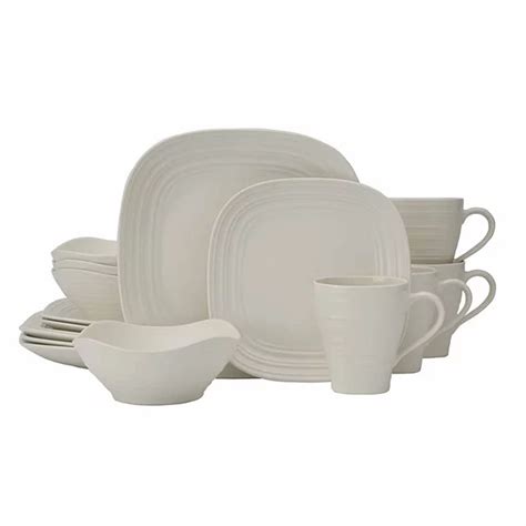 Mikasa Swirl Square 16-pc. Dinnerware Set