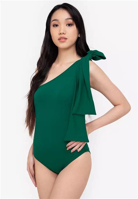 Buy Naked Sun Swimwear Demi Assymetrical One Piece 2024 Online ZALORA