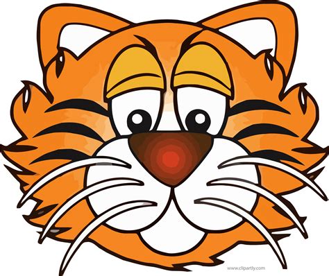 Download Dark Orange Color Face Tigger Clipart Png Image Download