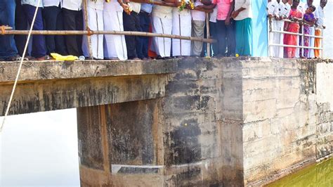 Water released from Palar-Porundhalar dam - The Hindu