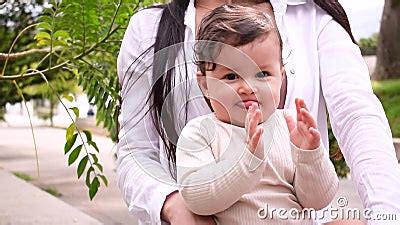 Happy baby clapping stock footage. Video of sitting - 275779442