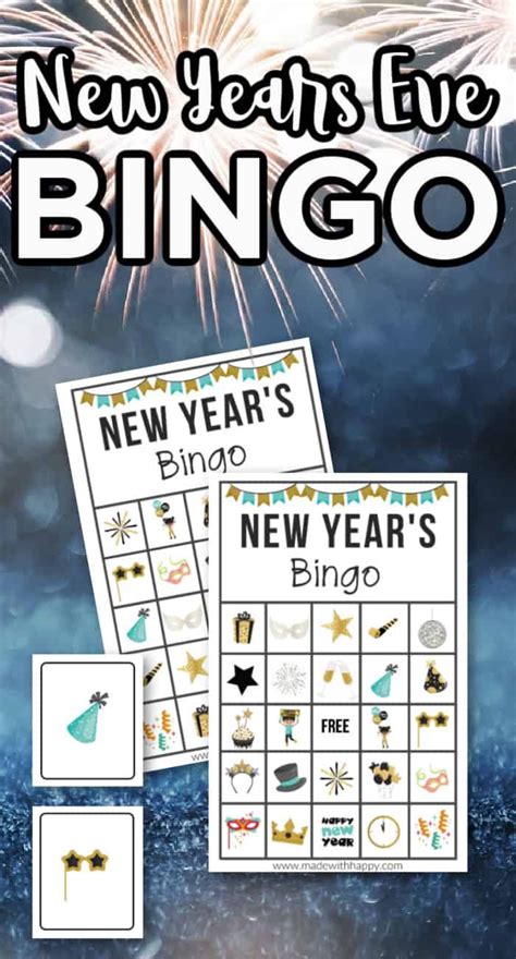 Free Printable New Years Eve Bingo Artofit