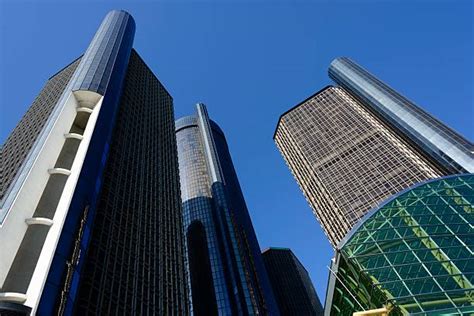 Detroit Gm Building Stock Photos Pictures And Royalty Free Images Istock