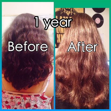 one year hair growth before and after - Latrina Christianson