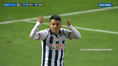 Goal by Jairo Concha for the 4 0 Alianza Lima vs San Martín for League