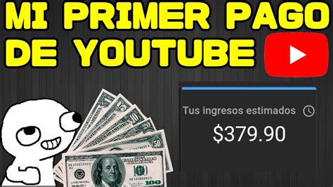 Mi PRIMER PAGO de YOUTUBE Cuánto DINERO genera Un CANAL PEQUEÑO EN