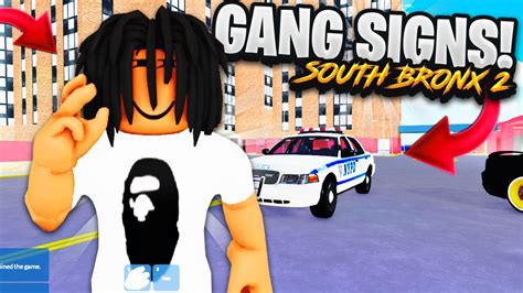 Gang Signs In This New Bronx Roblox Hood Game Console Support Youtube