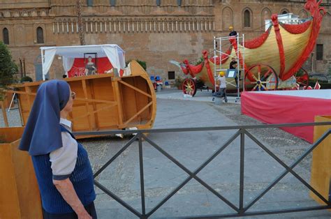 Tutto Pronto Per Il Festino Ecco Il Nuovo Carro Della Santuzza