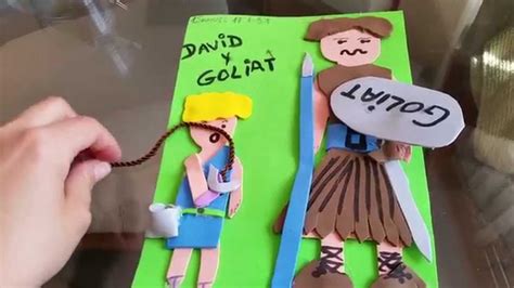 David Y Goliat Manualidad