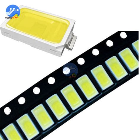 Buah Lot Smd Led Smt Ee Putih K Led Light Bead