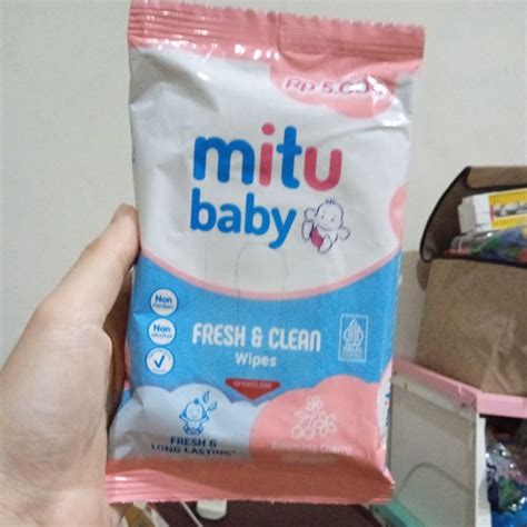 Jual Mitu Baby Fresh Clean Wipes Isi 30 Pc Tissue Basah Bayi Shopee