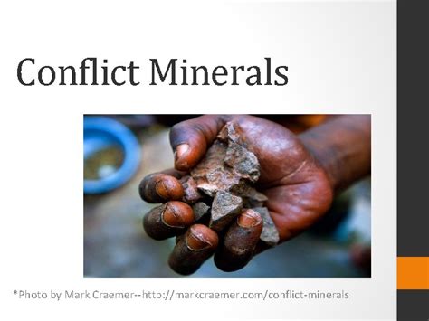 Conflict Minerals Photo by Mark Craemerhttp markcraemer comconflictminerals