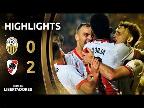 Resumen del River vs Táchira 2 0 goles video y lo mejor del